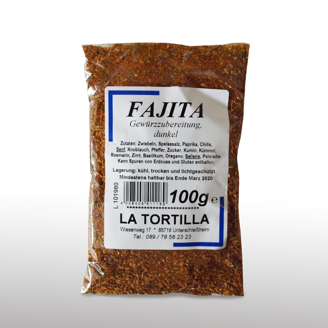 Fajita Gewürzzubereitung, 100 g