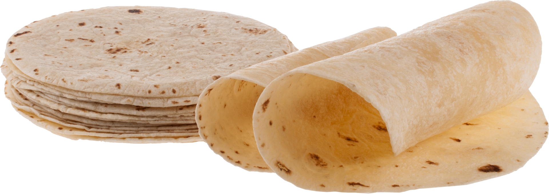 Tortilla de harina 24 cm, Tortillas aus Weizenmehl 24 cm, 12 Stück, 850 g