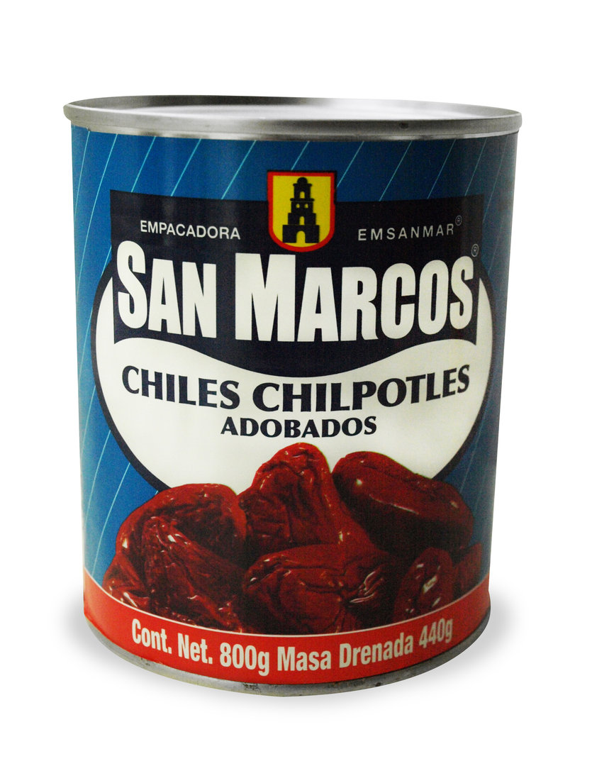 Chile Chipotle en adobo, 800 g