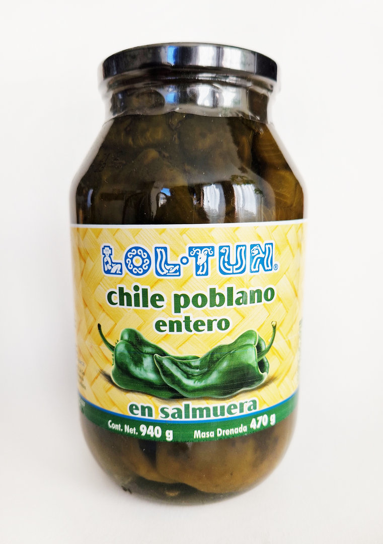 Chile Poblano im Glas, 940 g