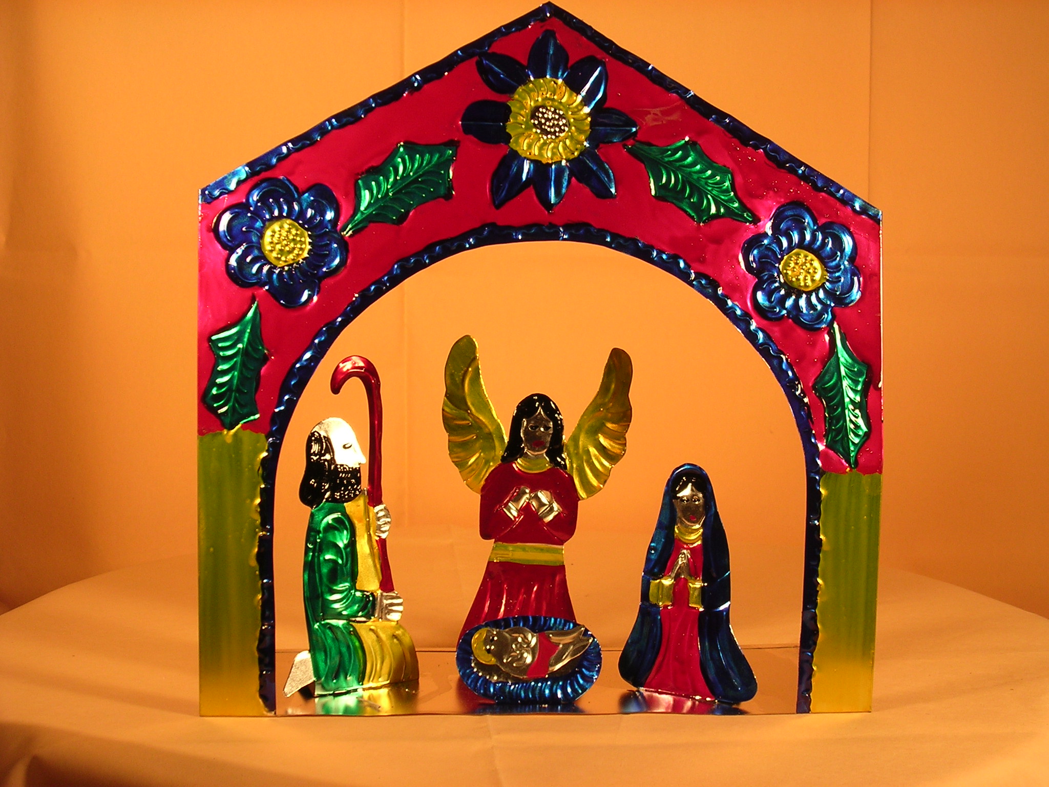 Krippe aus Weißblech