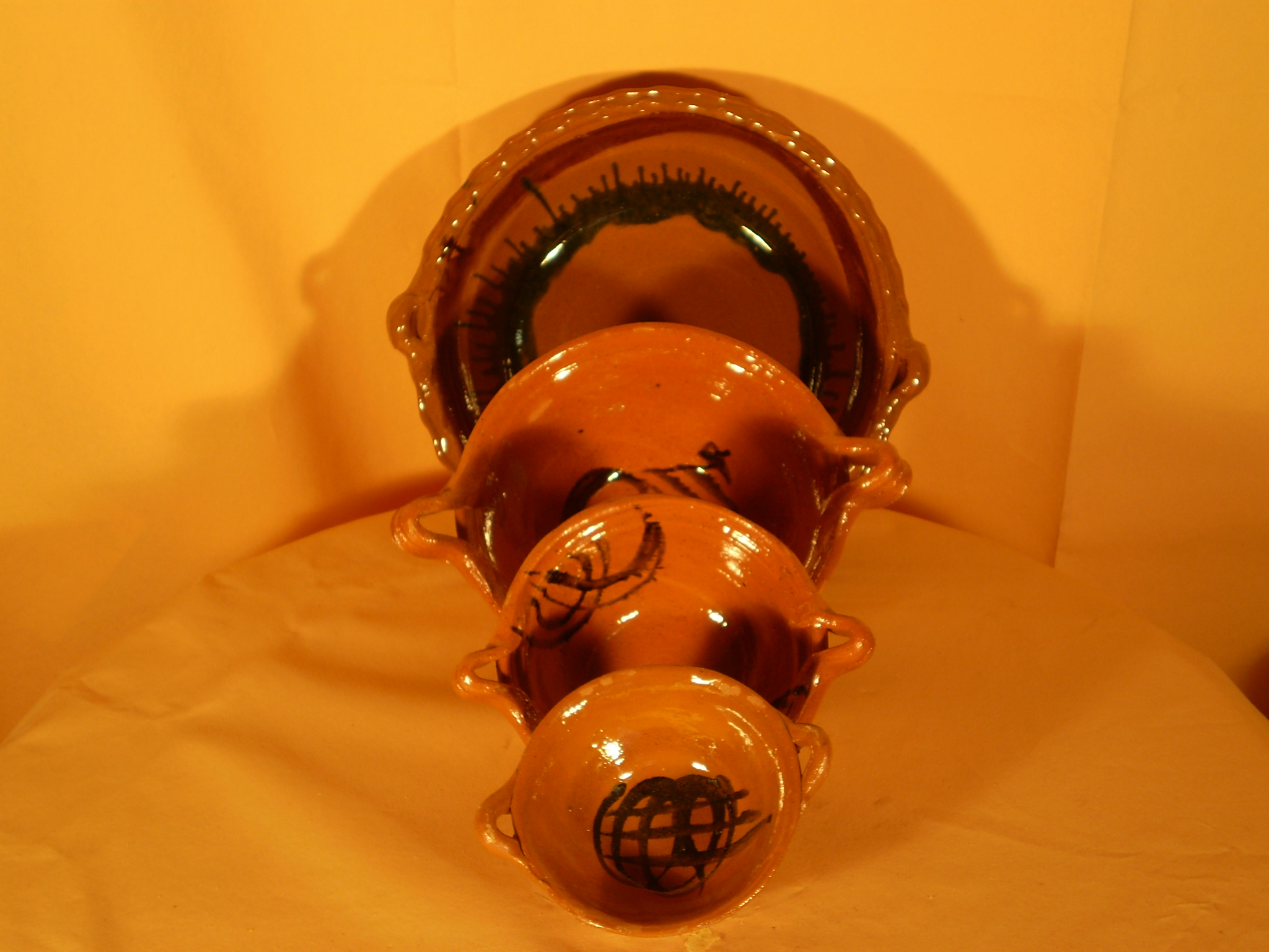 Cazuela Mexicana, mex. Tonschale, ca. 22 cm Ø